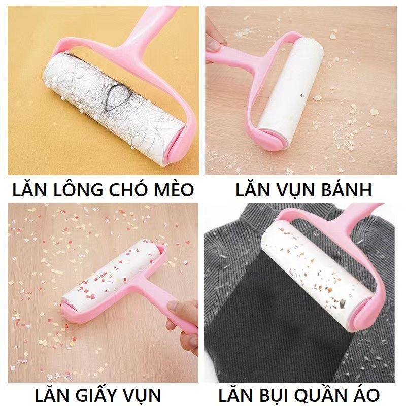 Cây lăn bụi quần áo làm sạch quần áo giường chiếu chăn màn lông thú cưng lõi lăn thay thế