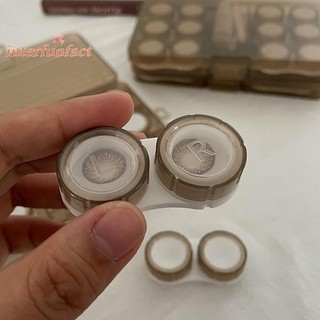 Khay Đựng Lens 6 Ô Trong Mờ Kèm Dụng Cụ Đeo Tiện Lợi