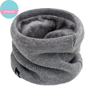 Sund Khăn Dệt Kim Mùa Đông Ấm Áp Snood Khăn Chắc Chắn Dày Len Cổ Ấm Unisex Nam Cổ Khăn Vòng Nữ Chui Đầu Khăn VN
