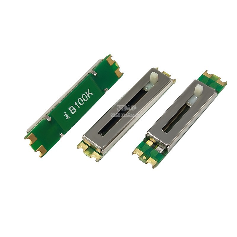 Công Tắc Miếng Dán Trượt Đơn Điện Áp Thì 10MM / 15MM Tay Cầm Chiều Cao 2.3MM Điện Trở B100K