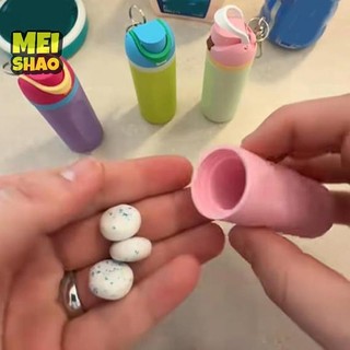 MeiShao Sáng Tạo Dễ Thương Chai Mặt Dây Chuyền 3d In Son Dưỡng Môi Giá Đỡ Chai Túi Trang Trí Thủ Công Quà Tặng Móc Khóa Xe Quà Tặng