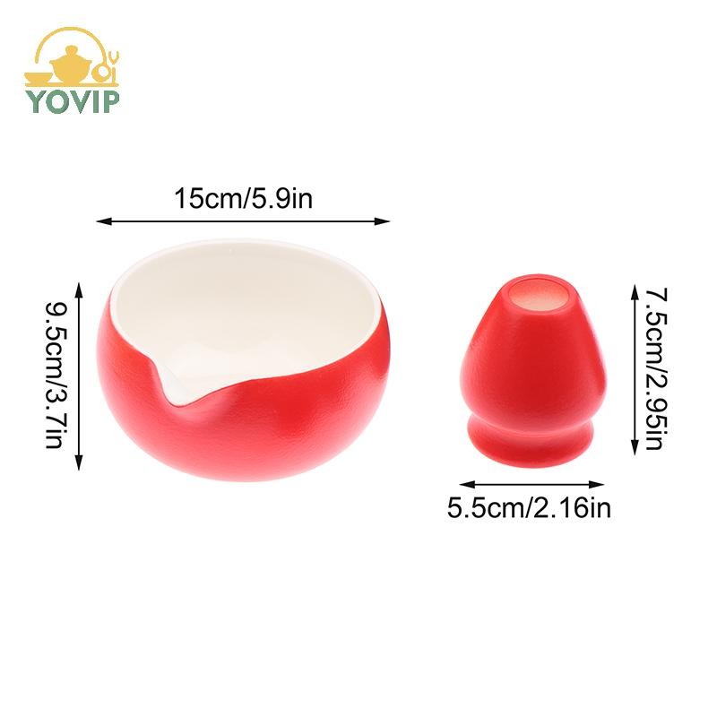 YOVIP Nhật Bản Matcha Teaware Gốm Lò Thay Đổi Hawkbill Matcha Bát Bàn Chải Trà Risotto Quà Tặng Cho Trà Người Yêu Văn Hóa VN