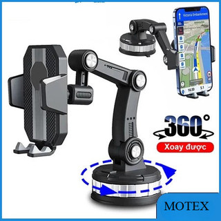 Giá Đỡ Điện Thoại Trên Ô Tô Xoay 360 Độ Cấp Đa Năng Kẹp Hít Kính Chân Không Siêu Dính gắn cửa gió điều hòa