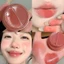 Kem dưỡng môi & Cheek AFTEROF, Hiệu ứng gương cao cấp Vết bẩn môi 2 trong 1, Ứng dụng trang điểm má hồng hai tông màu kem lâu trôi