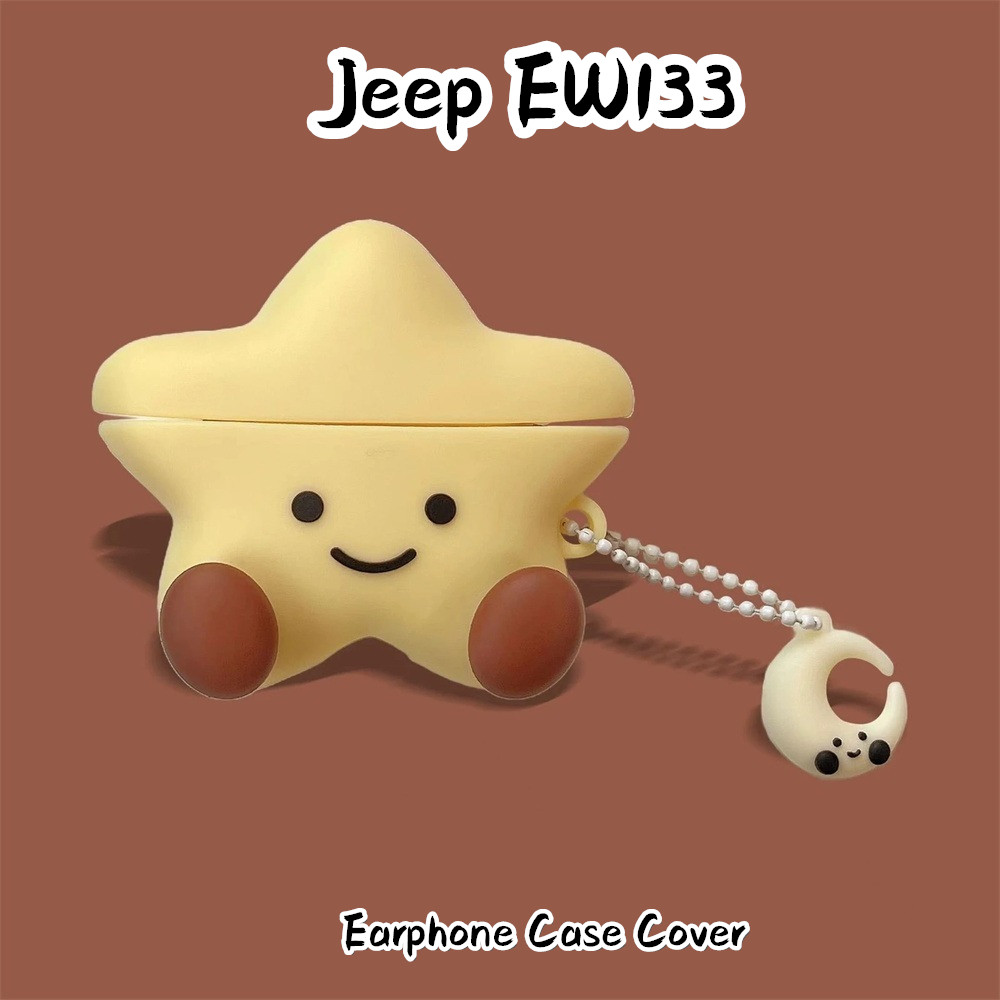 [Ngôi sao tương lai] Dành cho vỏ Jeep EW133 Vỏ tai nghe silicon mềm hoạt hình thời trang NO.1