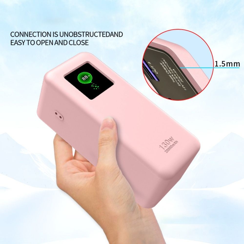 Bảo vệ SIMPLEAID, Silicon chống bụi, Chất lượng cao mềm có tay cầm Vỏ bảo vệ di động cho UGREEN Nexode Power Bank 20000mAh 130W Du lịch