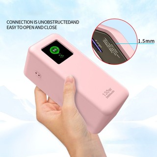 THEHOMECO Bảo vệ, Silicon mềm chống sốc, Di động chống bụi chất lượng cao có tay cầm Vỏ bảo vệ cho UGREEN Nexode Power Bank 20000mAh 130W Du lịch