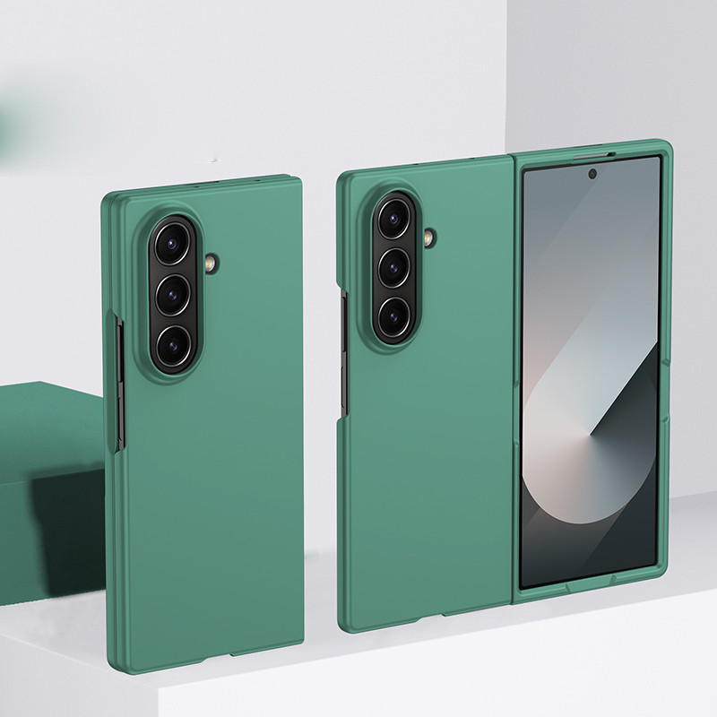 Ốp Điện Thoại Mỏng Da Rơi Cứng Cho Samsung Galaxy Z Fold 7 6 5 3 4 ZFold7 Vỏ Bảo Vệ Kẹo Dễ Thương