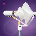 Máy phát điện xoắn ốc tuabin gió nhỏ 10W cho trang trại gia đình Bộ dụng cụ mô hình giáo dục DIY Phát triển trục dọc nhỏ thông minh — ảnh 6