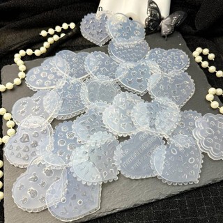 [savemoneyeveryday] Cánh hoa 3D Khuôn làm móng bằng silicon Nơ trái tim DIY Nail Art Thiết kế trang trí Mẫu làm móng tay Khắc Nail Art Stencil Tools [vn]