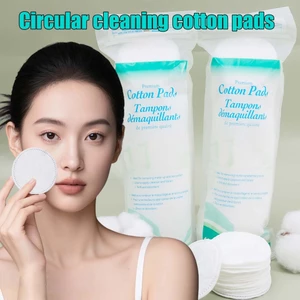 Miếng Tẩy Trang Siêu Mềm 100 / 300 Cái, Vải Không Dệt Có Độ Thấm Hút Cao, Nhẹ Nhàng Cho Da Nhạy Cảm, Miếng Lót Cotton Mỹ Phẩm Sử Dụng Hàng Ngày Có Nén Ướt