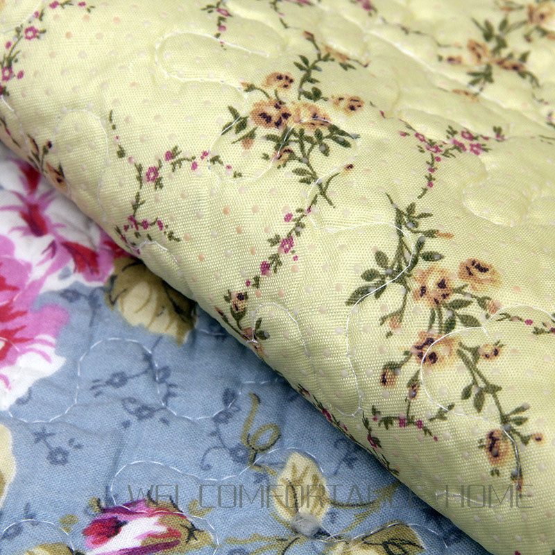 Thảm trải sàn hình bầu dục Quilted vải cotton có thể giặt, chống trượt, dùng cho phòng ngủ và cửa nhà bếp