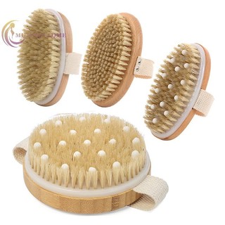 Csndices 1 Cái Tẩy Tế Bào Chết Bằng Gỗ Massage Toàn Thân Bàn Chải Tắm Lông Tự Nhiên Mềm SPA Người Phụ Nữ Người Phụ Nữ Chăm Sóc Da Ướt Khô Body Brush VN
