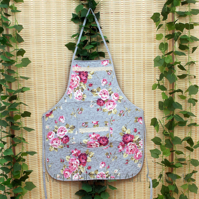 Tạp Dề Người Lớn Cotton Quilted Hai Lớp Chống Bụi Bẩn Chống Dính Tạp Dề Máy Giặt Quilted Tạp Dề