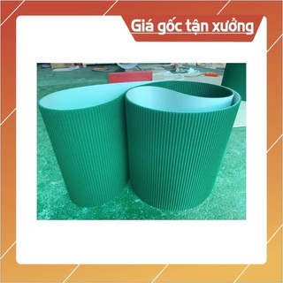 BĂNG TẢI MÁY CHÀ NHÁM - băng tải pvc nhám 5ly chuyên dùng cho máy chà nhám