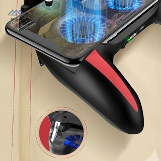 ELBBKG H10 Bộ điều khiển chơi Game cầm tay Tay cầm chơi Game cho Pubg Kích hoạt điện thoại Quạt làm mát chạy bằng USB 5000mAh Pin mới