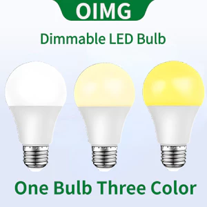 Bóng đèn LED ba màu OIMG E27 3W 5W 7W 9W 12W 15W 18W 25W 200V Ánh sáng ấm 3000K / Ánh sáng trắng 6000K / Ánh sáng trung tính 4000K