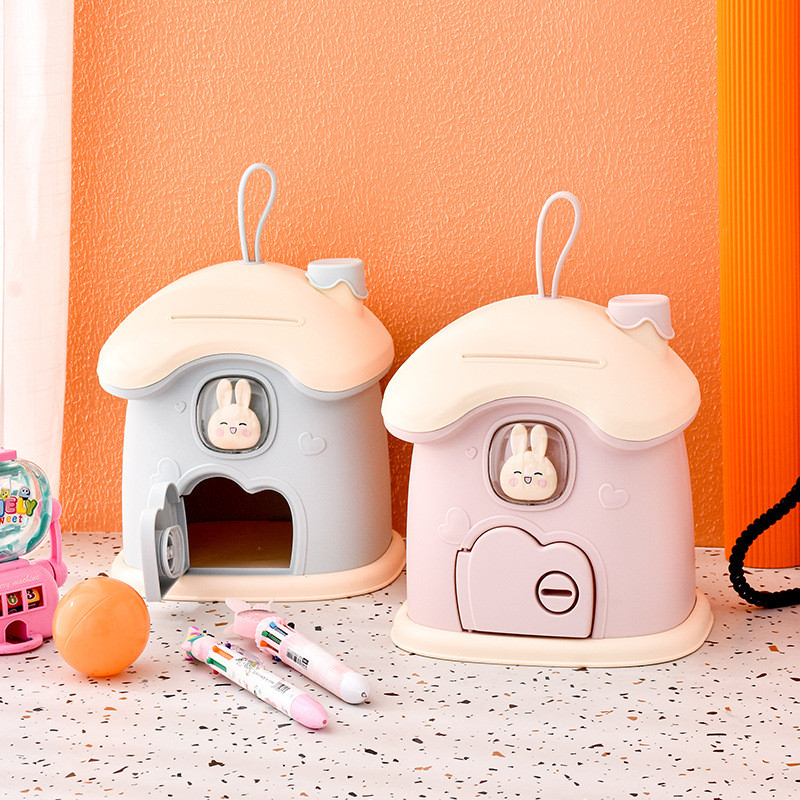 2024 Trẻ Em Heo Đất Thay Đổi Bé Trai Bé Gái Mới Handmade Tiết Kiệm Hộp DIY Chỉ Có Thể Nhập Influencer