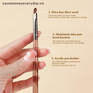 [savemoneyeveryday] Thiết kế móng tay Bút nghệ thuật Bàn chải vẽ tranh Uv Gel mở rộng Vẽ bút khắc Diy Dụng cụ làm móng tay Bàn chải móng tay [vn]