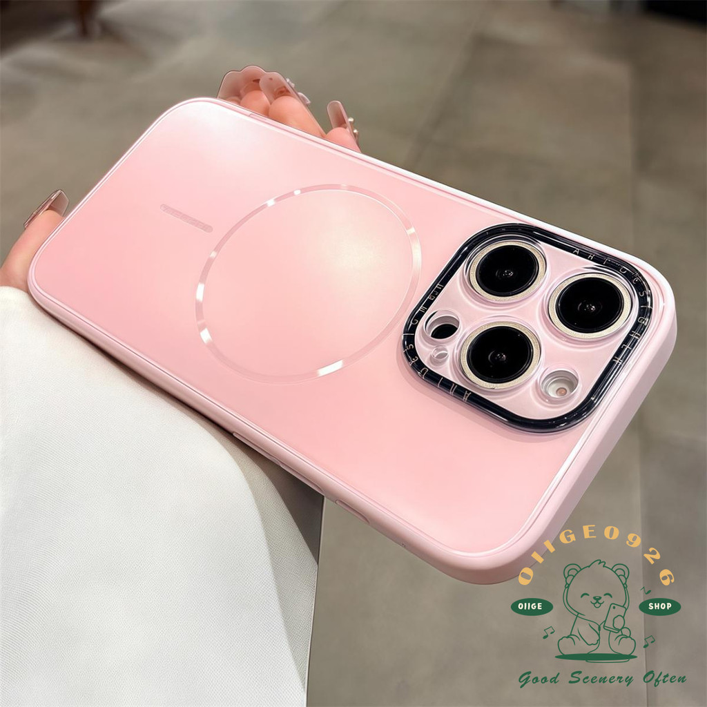 Màu lỏng mờ từ tính Vỏ điện thoại iphone16 Pro Max 15 14 13 12 11 cho vỏ iPhone Vỏ mềm silicon TPU chống sốc