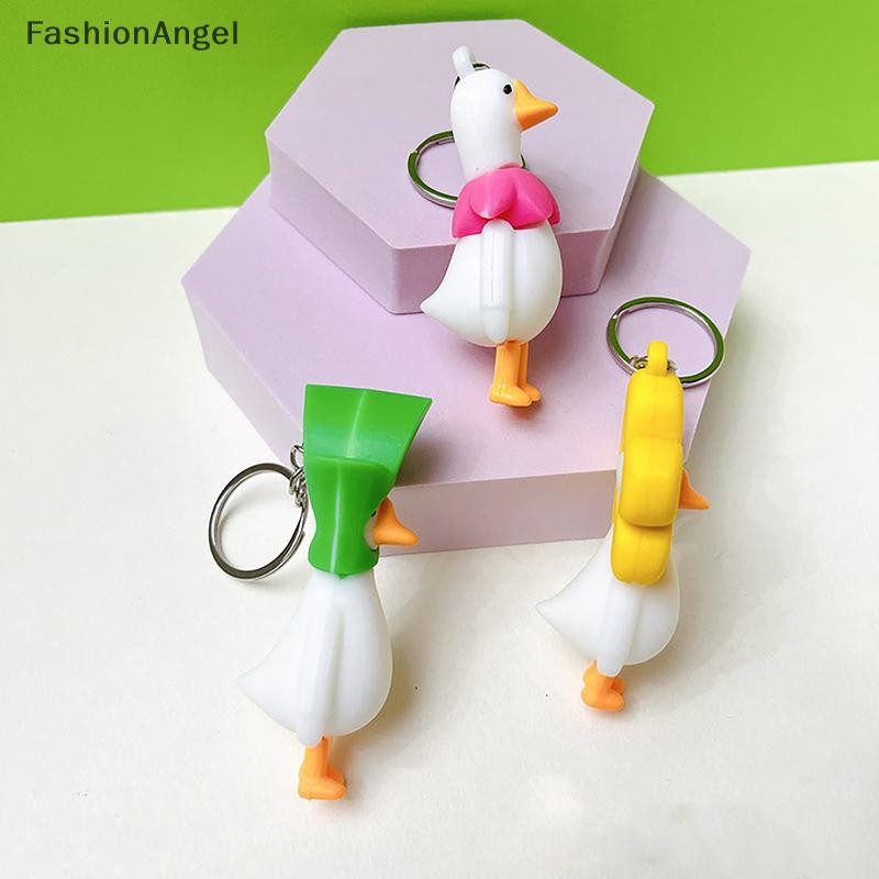FashionAngel Hoa Dễ Thương Vịt Động Vật Móc Khóa Vòng Chìa Khóa Dành Cho Nữ Người Bạn Quà Tặng Sáng Tạo Hoạt Hình Ngộ nghĩnh Ngỗng Túi Búp Bê Chìa Khóa Xe Ô Tô Mặt Dây Chuyền VN
