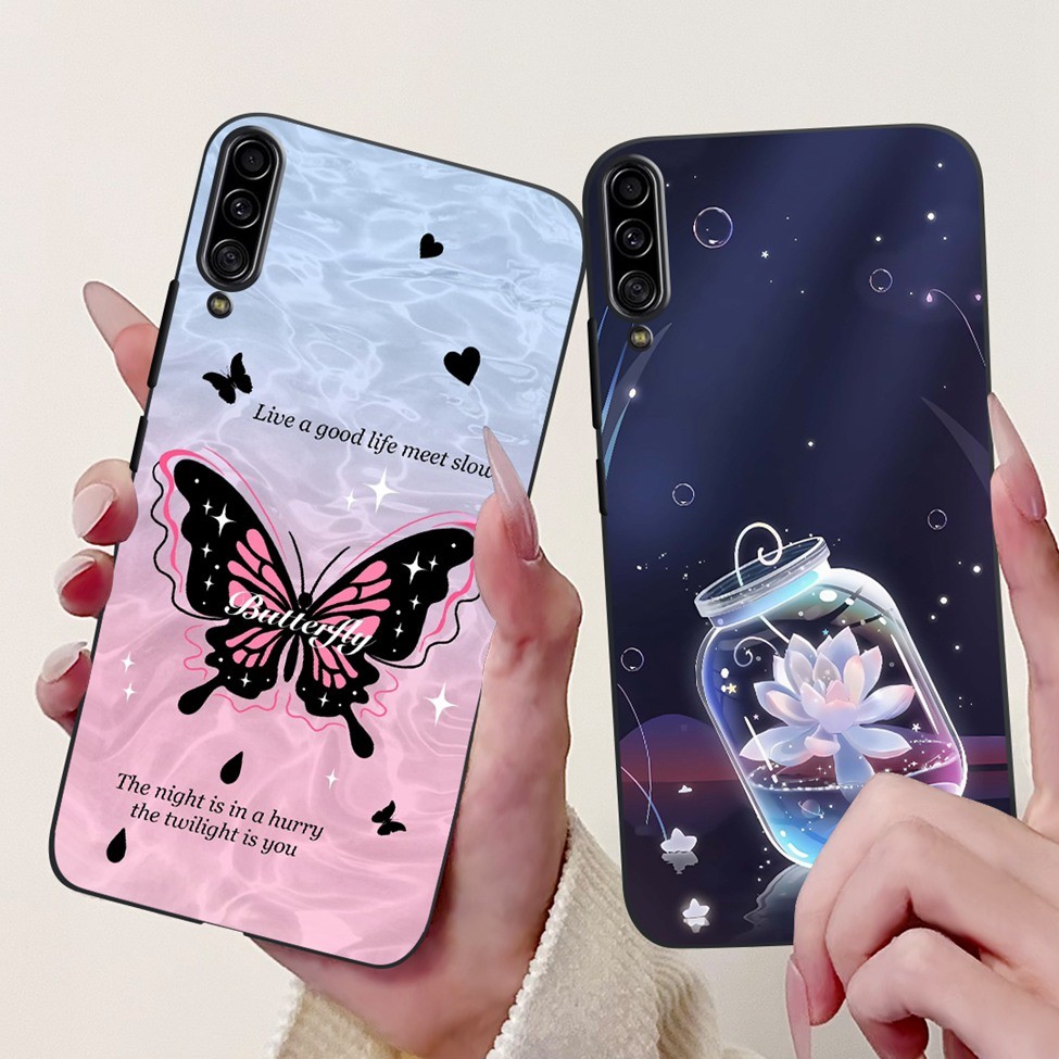 Dành Cho Samsung A90 5G Ốp Lưng SM-A908B Mèo Dễ Thương Thời Trang Hoa Sơn Thoáng Mát Cho Samsung Galaxy A90 5G Ốp Lưng Điện Thoại SM-A908N SM-A9080