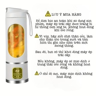 Tố Tích Dây Đa Đá 450ml Điện Cầm Không chất lượng cao Sinh Bào Xay Năng Tay Máy sạc nhanh tiện lợi kháng khuẩn 99%