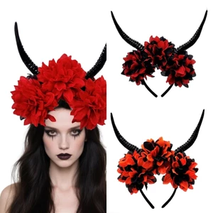 Mũ nón thời trang mô phỏng bằng nhựa thoải mái với thiết kế hoa cho sự kiện Cosplay
