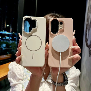 Dành Cho VIVO V60 Ốp Lưng Sạc Không Dây Mờ Bìa Cứng Cho VIVO S30 pro mini X200 FE Hấp Phụ Từ Tính Siêu Mỏng Chống Sốc Cản