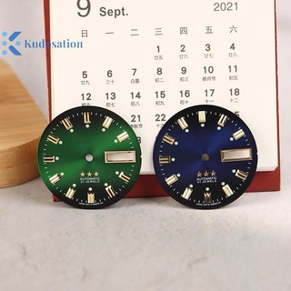 Kudosation Vintage Đồng Hồ Mặt Số DIY Phần 3 Ngôi Sao Lịch Kép Văn Học Đồng Hồ Nam Phụ Kiện Cho 46941 / 46943 Phong Trào