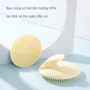 Bàn Chải Dầu Gội Silicon Làm Sạch Gàu Massage Da Đầu Magic Massage Lược Chống Ngứa Thiết Bị Trầy Xước Đầu Massage