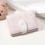 AllGIFT Ví Nhỏ Ngắn Dễ Thương, Túi ID Bé Gái Ví In Hình Mèo Con Thời Trang, Dây đeo Khóa PU Hộp đựng Thẻ Sinh Viên Túi đựng Tiền Nữ ﻿
