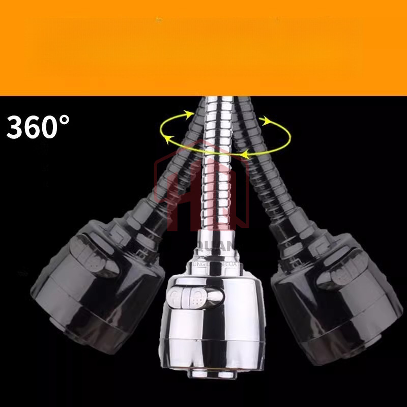 Đầu Vòi Nước Tăng Áp Xoay 360° 2 Chế Độ – Tiết Kiệm Nước, Lắp Đặt Dễ Dàng Cho Bồn Rửa Bát