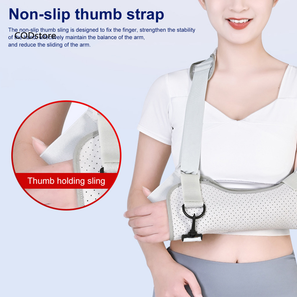 Kdc Vòng đeo trán đa năng cho cánh tay Có thể điều chỉnh độ kín Vòng đeo vai trẻ em có dây đeo có thể điều chỉnh để hỗ trợ khuỷu tay cổ tay Phù hợp cho trẻ em Gãy