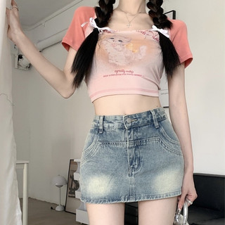 Quần Sooc Jean Giả Chân Váy, Quần Đùi Bò