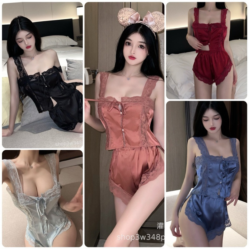 𝐂𝐖𝐄𝐀𝐑.𝐒𝐄𝐗𝐘 Bộ Đồ Lót Sexy Mặc Nhà A205 [CWEAR.SEXY_ĐỒ NGỦ & NỘI Y CAO