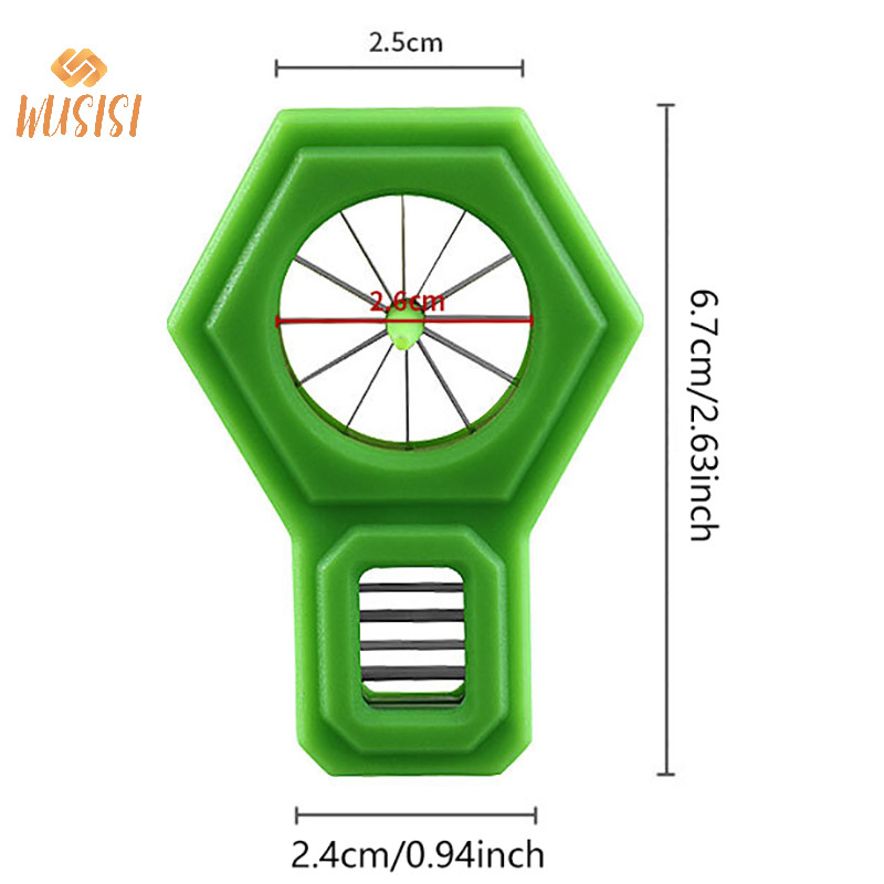 [Wusisi] Máy cắt hành lá cây Máy thái vỏ sò bằng thép không gỉ Dụng cụ nhà bếp cho nông cụ rau củ hành xanh chính xác MỚI