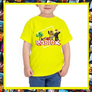 Áo thun ngắn tay Roblox dành cho trẻ em 2024 - Thiết kế nhân vật trò chơi phổ biến cho bé trai và bé gái