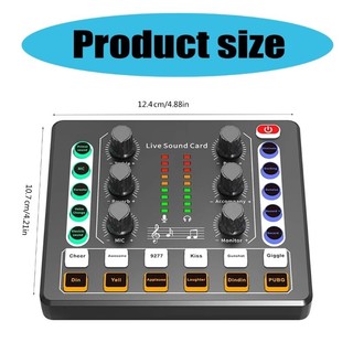 Cutep Sound Mixer Thẻ âm thanh trực tiếp Thay đổi giọng nói Thiết bị Podcast để chơi game trên điện thoại