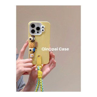 Ốp điện thoại silicon hình chó con hoạt hình 3D dễ thương cho iPhone 17Promax 16Promax 15 14 13 12 Pro Max dành cho nữ Bìa mềm