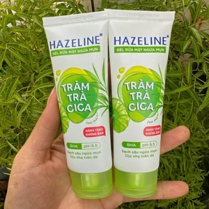 Set 2 Tuýp Sữa Rửa Mặt Haze line Tràm Trà Rau Má 40g/tuýp (Hàng khuyến mãi)
