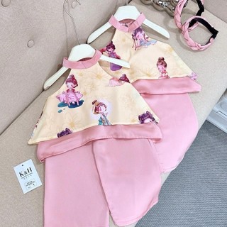 AD1-[tomnaukid] Áo dài cho bé iu kèm mấn size từ 8-30Kg