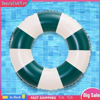 Vòng bơi bơm hơi PVC Phao bể bơi sọc chống rò rỉ cho bãi biển bể bơi
