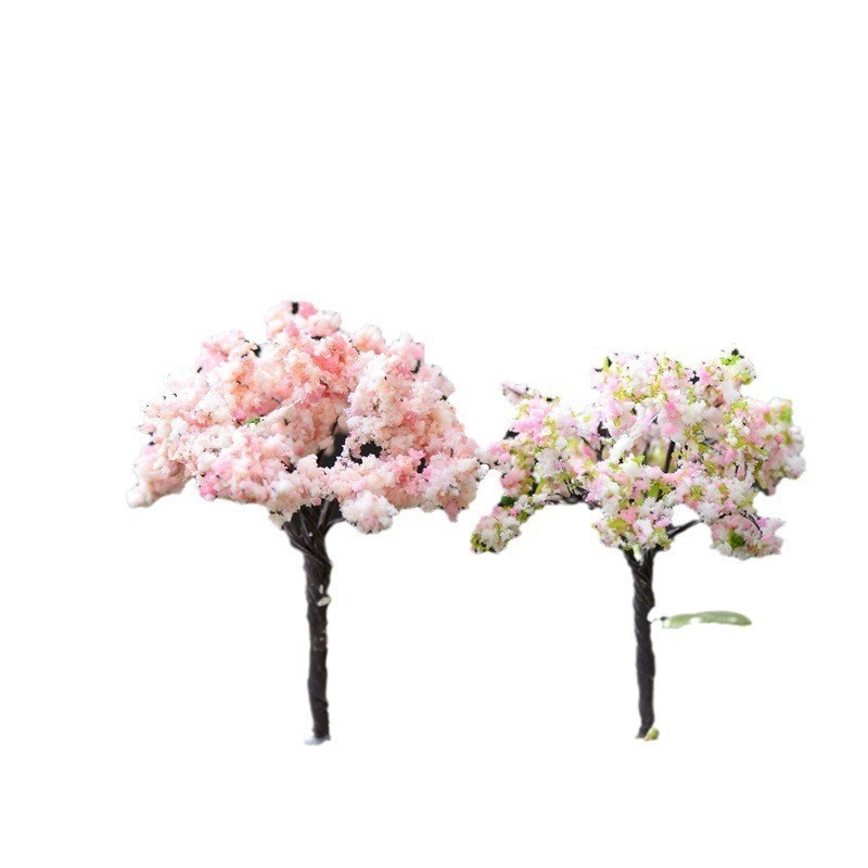 Cây Thông Noel, Hoa Anh Đào, Liễu 7cm - Trang Trí Tiểu Cảnh