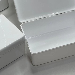 Hộp lưu trữ PURECOTTON0, Hộp đựng hình nhựa lật, Hộp sắp xếp chống bụi Văn phòng phẩm