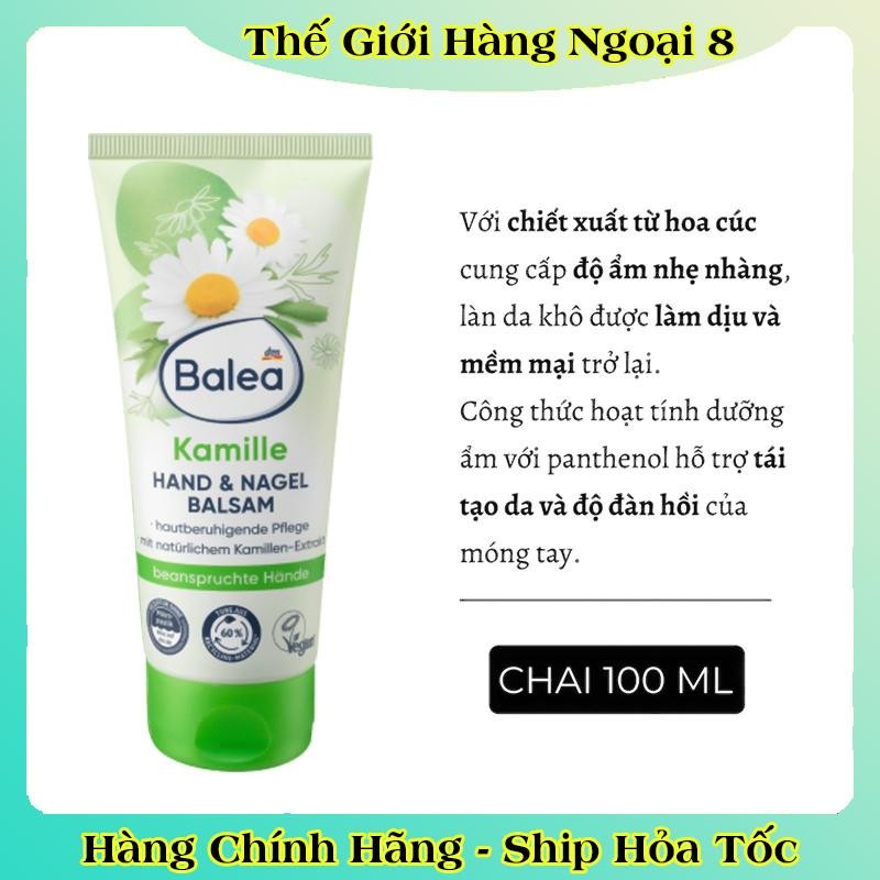 [DATE MỚI ĐỦ BILL] Kem dưỡng tay và móng Balea nội địa của Đức