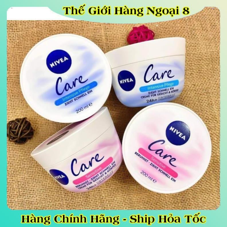 [auth] Kem dưỡng ẩm NIVEA CARE Đức - Siêu dưỡng ẩm chống khô da, chống nứt nẻ  🎀 [Hot]