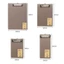 NORDICLIFE 2 Cái Bảng Clipboard A6 / A5 / A4, Bảng Viết Thư Mục Tài Liệu Bảng Thư Mục Tập Tin, Bảng Notepad Treo Tông Vé Giá Đỡ Hóa Đơn Kẹp Giấy