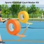 DWEL Pickleball Court Marking Tape, Băng đánh dấu đa chức năng 20M Court Marker, Chống chịu thời tiết Tự dính chắc chắn Băng sân quần vợt Sàn thể thao
