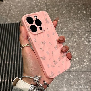 Ốp điện thoại Apple hoa nhỏ thơm hàng ngày toàn màn hình dùng cho iPhone xs xsmax xr 15 13 14 11 12 promax 7/8plus 12 14 15 15 13 11 promax Vỏ bảo vệ Apple vỏ mềm chống va đập